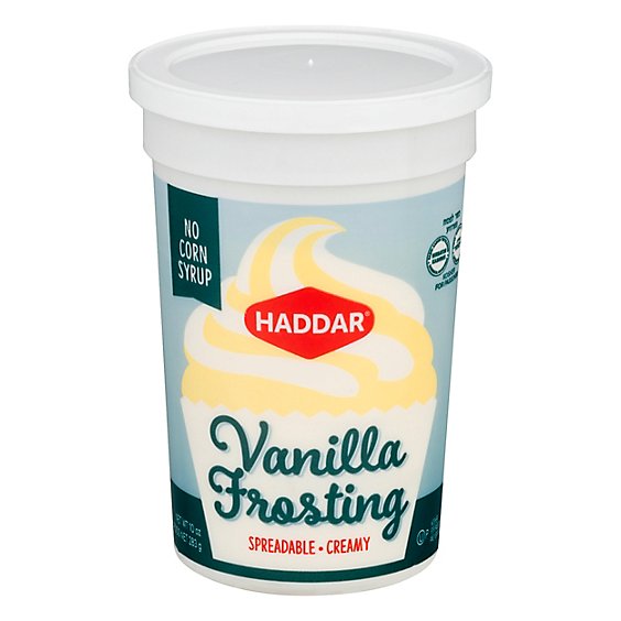 Haddar Frosting Vanilla - 10 OZ