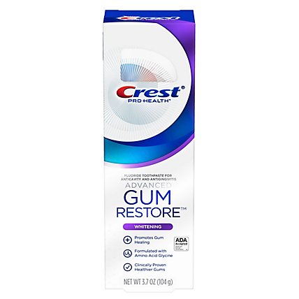 Crest Pro-Health Toothpaste Whitening Advanced Gum Restore - 3.7 Oz - Image 2
