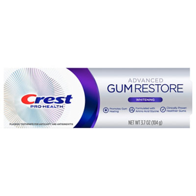 Crest Pro-Health Toothpaste Whitening Advanced Gum Restore - 3.7 Oz - Image 2