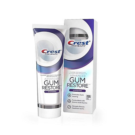 Crest Pro-Health Toothpaste Whitening Advanced Gum Restore - 3.7 Oz