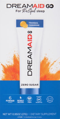 Lifeaid Beverage Dreamaid Go Tangerine - 0.96 OZ - Image 2