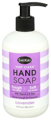 Shikai Hand Soap Very Clean Lavender - 12 OZ - Image 1