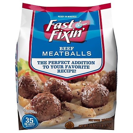 Fast Fixin Beef Meatballs - 20 Oz - Image 2