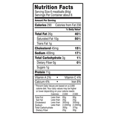 Fast Fixin Beef Meatballs - 20 Oz - Image 4