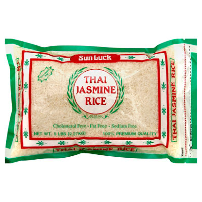 Sun Luck Royal Blossom Jasmine Rice - 5 LB - Image 1