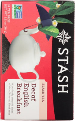 Stash English Breakfast Decaffeinated Tea - 18 CT - Image 4