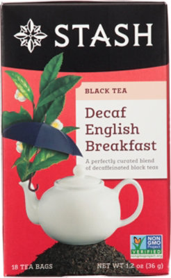 Stash English Breakfast Decaffeinated Tea - 18 CT - Image 1