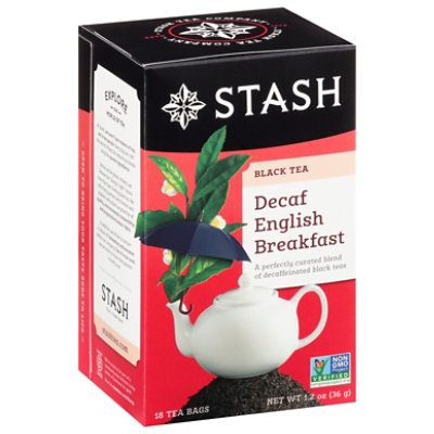 Stash English Breakfast Decaffeinated Tea - 18 CT - Image 1