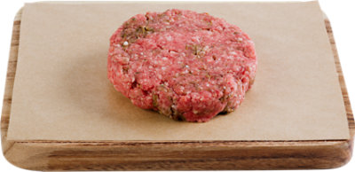 Haggen Gourmet Beef Patties Steak Seasoned - .33 lb. ea. - Image 1