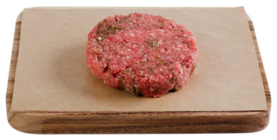 Haggen Gourmet Beef Patties Steak Seasoned - .33 lb. ea. - Image 1