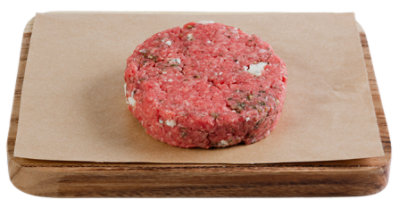 Haggen Gourmet Beef Patties Gorgonzola Cheese - .33 lb. ea. - Image 1