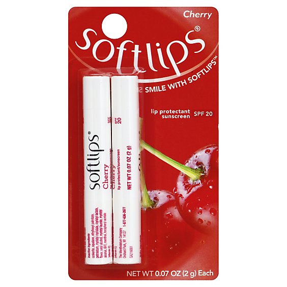 Softlips Cherry Spf20 Value Pack - .14 OZ