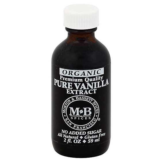 Morton & Bass Organic Vanilla Extract - 2 FZ