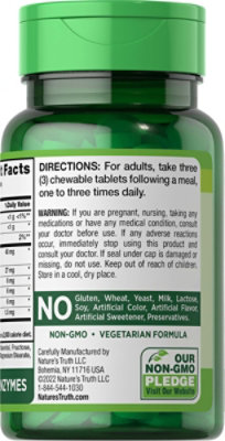 Natures Truth Dietary Supplement Digestive Aid Chewable Papaya Enzyme - 120 Count - Image 4