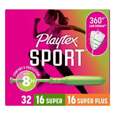 Playtex Sport Super Plus Tampons Multipack - 32 Count