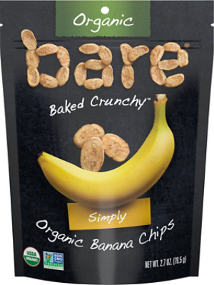 Bare Fruit Chip Banana Simply Org - 2.7 OZ - Image 2