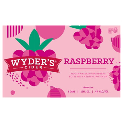 Wyders Raspberry Cider - 6-12 FZ - Image 2