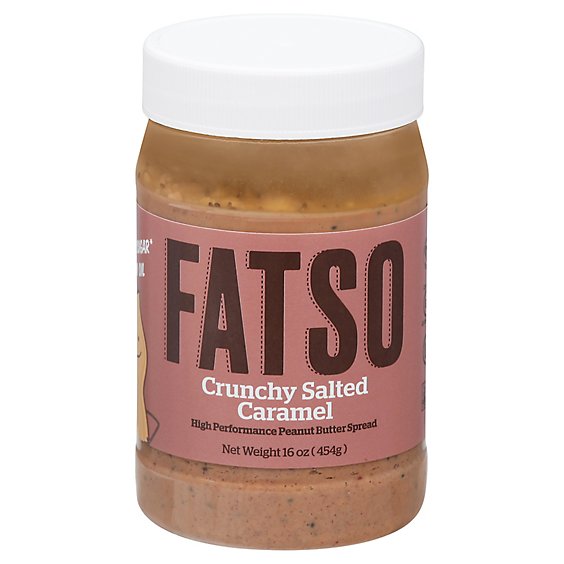 Fatso Peanut Butter Salted Caramel Crunchy - 16 OZ