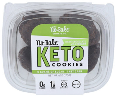 No Bake Cookies Dark Chocolate Keto - 6 OZ - Image 1