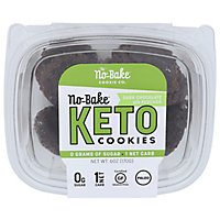 No Bake Cookies Dark Chocolate Keto - 6 OZ - Image 1