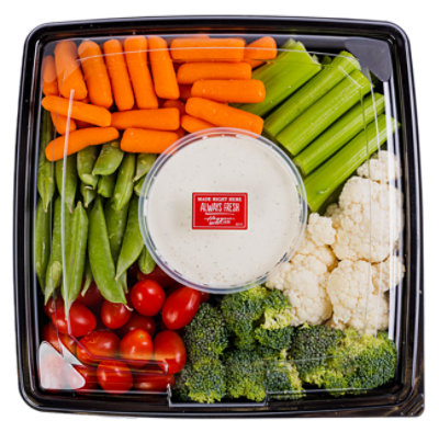 Vegetable Tray With Ranch - 45 OZ - Image 1