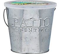Patio Ess Citronella Galvinized Bucket - EA