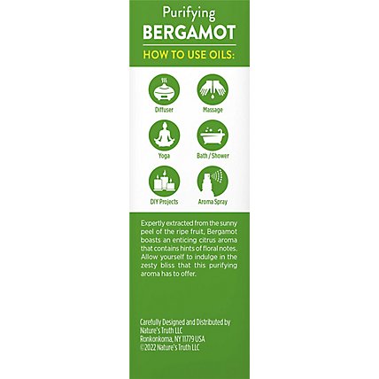 Natures Truth Bergamot Essential Oil - .5 FZ - Image 3