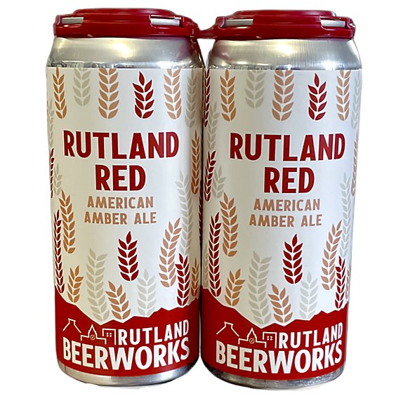 Rutland Beer Works Rutland Red In Cans - 4-16 FZ
