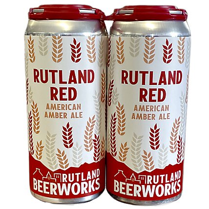 Rutland Beer Works Rutland Red In Cans - 4-16 FZ - Image 1