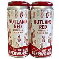 Rutland Beer Works Rutland Red In Cans - 4-16 FZ - Image 1