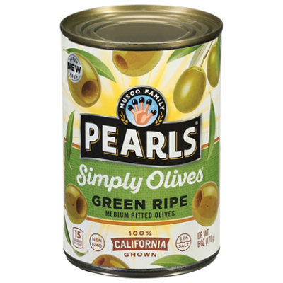 Pearls Green Pitted Olives - 6 OZ - Image 3