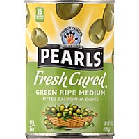Pearls Green Pitted Olives - 6 OZ - Image 2