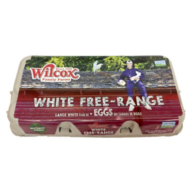 Wilcox Free Range White Large Eggs 18 Pk - 18 CT - Image 1