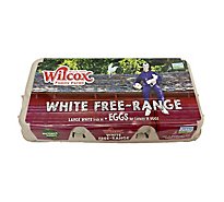 Wilcox Free Range White Large Eggs 18 Pk - 18 CT