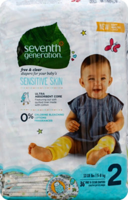 Sevnth Baby Diaper S - 36 CT - Image 2