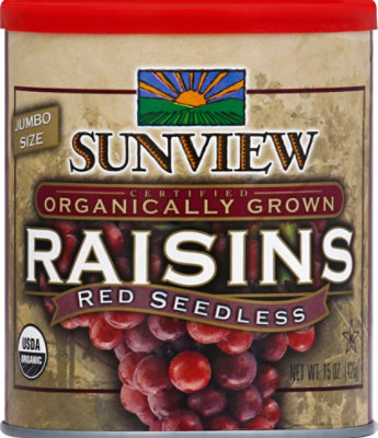 Sunview Org Red Raisins - 15 OZ - Image 1