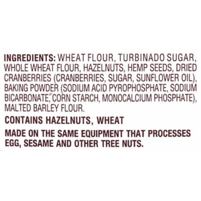 Back To Nature Cranberry Hazelnut Hemp Seed Crackers - 5.25 OZ - Image 5