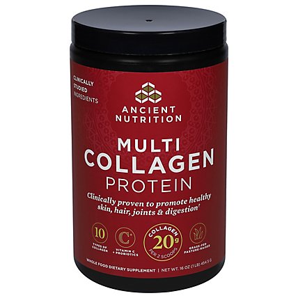 Ancient Nutrition Dr Axe Multi Collagen Protein Powder - 16.2 OZ - Image 2