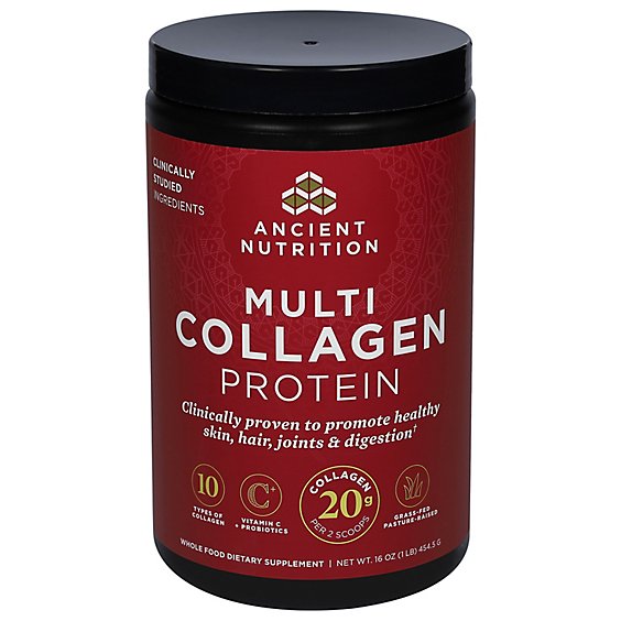 Ancient Nutrition Dr Axe Multi Collagen Protein Powder - 16.2 OZ