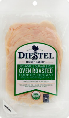 Diestel Organic Sliced Oven Roasted Turkey Breast - 6 OZ - Image 2