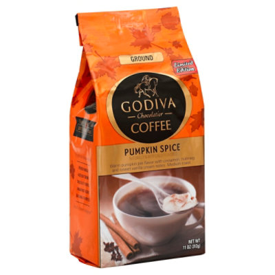 Godiva Pumpkin Spice Coffee - 11 OZ - Image 1