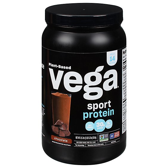 Vega Sport Protein Powder Chocolate - 21.7 OZ