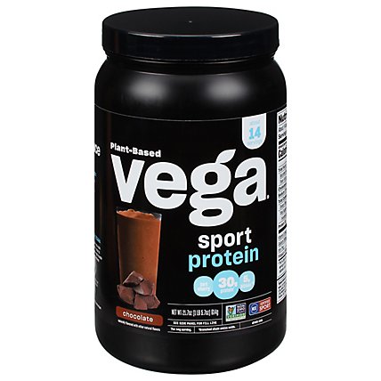 Vega Sport Protein Powder Chocolate - 21.7 OZ - Image 1