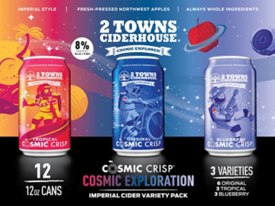 2 Towns Cosmic Explorer Variety Pack In Cans - 12 - 12 Fl. Oz - Image 4