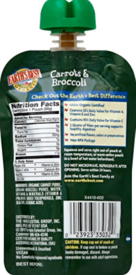 Earths Best Organic 2nd Stage Carrots Broccoli - 3.5 OZ - Image 3