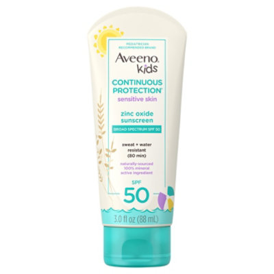 Aveeno Lotion Kids Spf 50 Lotion - 3 OZ - Image 3