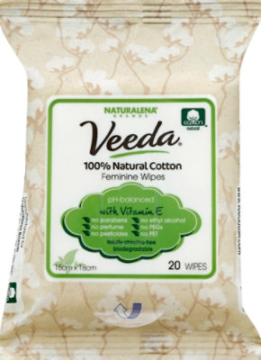 Veeda Feminine Wipes - 20 CT - Image 2