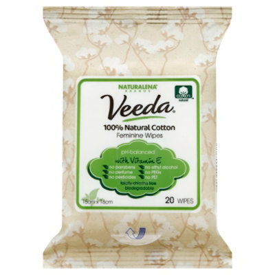 Veeda Feminine Wipes - 20 CT - Image 1