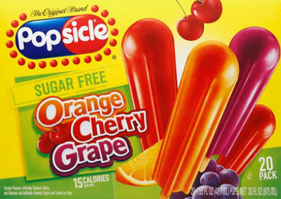 Popsicle Orange Cherry Grape Pop Bars Sf - 20-1.65 FZ - Image 2