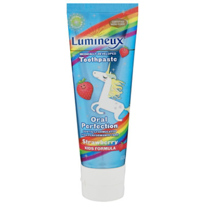 Lumineux Oral Perf Straw Kids Toothpaste - 3.75 OZ - Image 3